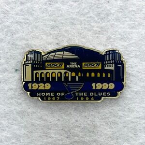 🔮 5/$25 Vintage NHL St Louis Blues Arena 1929 1999 Pin